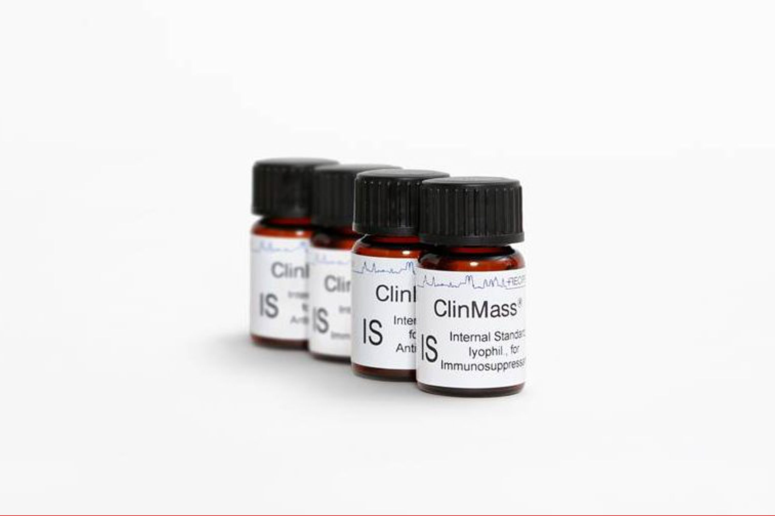 Four ClinMass Internal Standards are used for the internal standardization of the LC-MS/MS analysis.